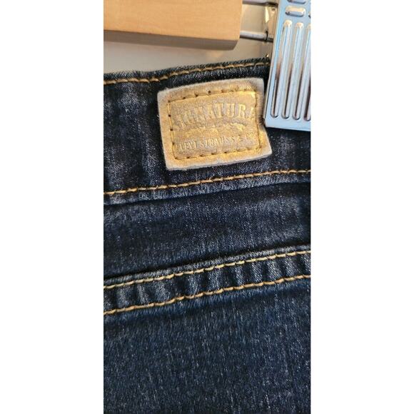 Levis Slim Straight Jeans Womens 30 x 32 Totally Shaping Dark Wash Jeans Stretch - Picture 6 of 12